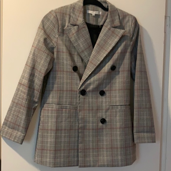 English factory plaid blazer - Picture 1 of 4